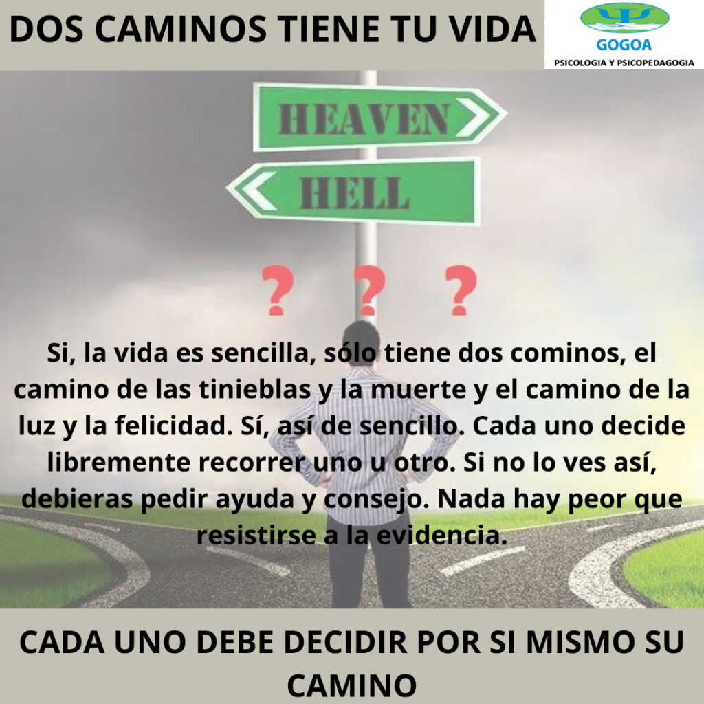 Psicologia Preventiva Dos Caminos Tiene Tu Vida Gogoa Psicólogos