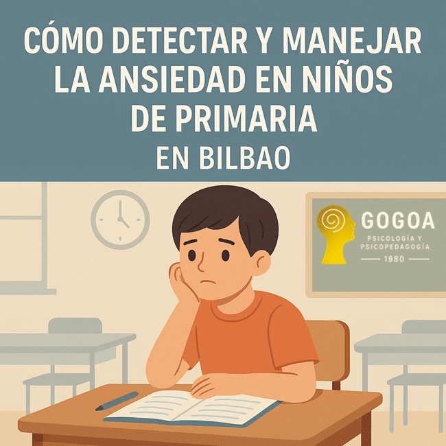 Niño con ansiedad y preocupación