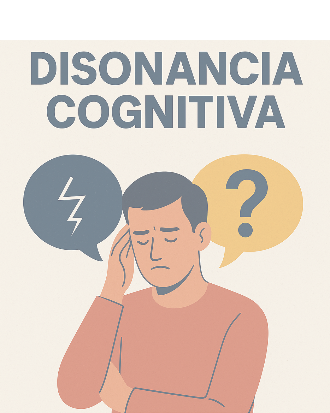 Concepto de disonancia cognitiva explicado de forma clara y psicológica