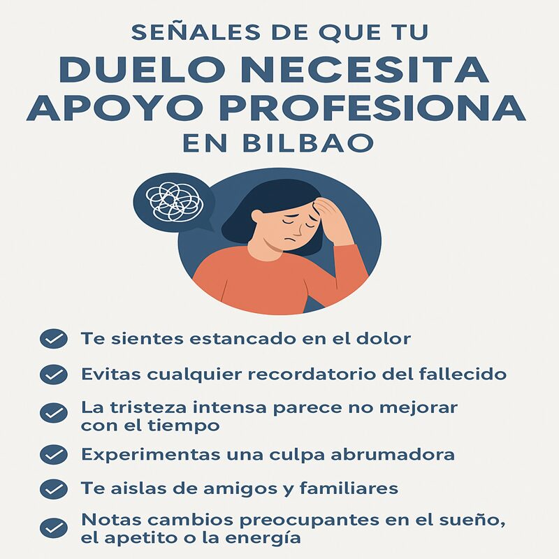 Señales para buscar psicólogo duelo - Centro Gogoa Bilbao Getxo